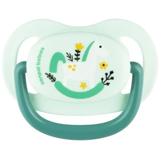 Пустушка Canpol (Кенпол) Toys силіконова анатомічна 0-6міс. зелена №1 (23/256_gre2)-0