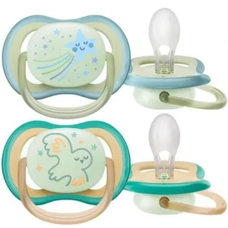 Пустышка ночная Avent (Авент) Ultra Air Nighttime 6-18мес. (SCF376/13)-0