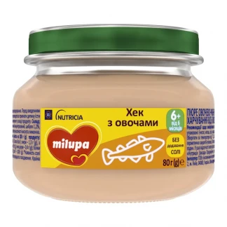 Пюре овочево-рибне Milupa (Мілупа) Хек з овочами 6+ міс. 80г Пюре овочево-рибне Milupa (Мілупа) Хек з овочами 6+ міс. 80г-0