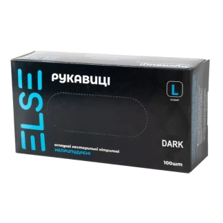 Перчатки нестерильные смотровые неприпудренные латексные Else ТМ р.L №2-0