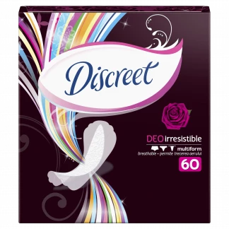 Прокладки щоденні гігієнічні Discreet (Діскріт) Deo Irresistible Multiform, №60-0