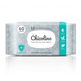Серветки дитячі вологі Chicolino антибактеріальні №60-0