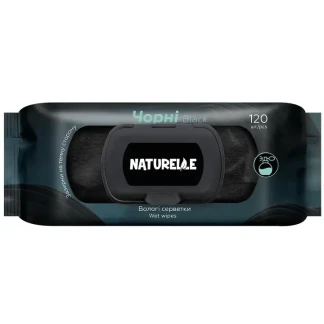 Салфетки влажные Naturelle (Натурель) черные №120-0