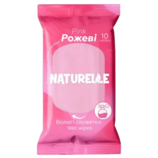 Салфетки влажные Naturelle (Натурель) розовые №10-0