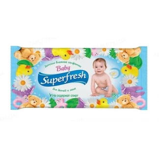 Салфетки влажные Super Fresh для детей и мам №15-0