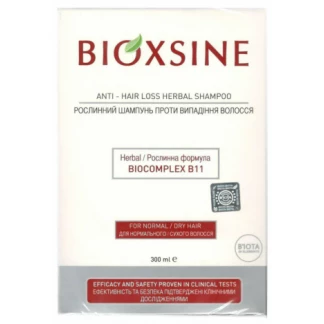 Шампунь Bioxsine (Биоксин) растительный против выпадения для нормальных и сухих волос по 300 мл-0