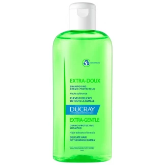 Шампунь Ducray (Дюкрей) Extra-Doux Shampoo делікатний захисний для щоденного догляду для всіх типів волосся 200 мл-0