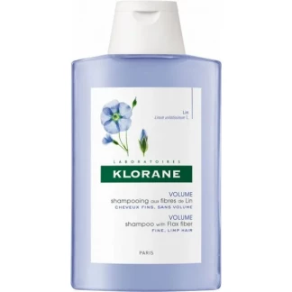 Шампунь Klorane (Клоран) Flax Fiber Shampoo для об'єму з екстрактом льону для тонкого волосся 200 мл-0