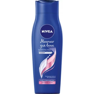 Шампунь Nivea (Нівея) молочко для волосся для тонкого, сухого і пошкодженого волосся 250 мл-0
