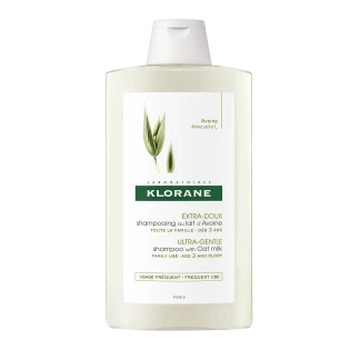 Шампунь Klorane (Клоран) Oat Milk Shampoo ультра-делікатний з вівсяним молочком для всієї родини 400 мл-0