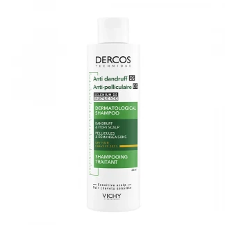 Шампунь Vichy (Виши) Dercos Anti-Dandruff Treatment Shampoo Dry Hair от перхоти усиленного действия для сухих волос 200 мл-0