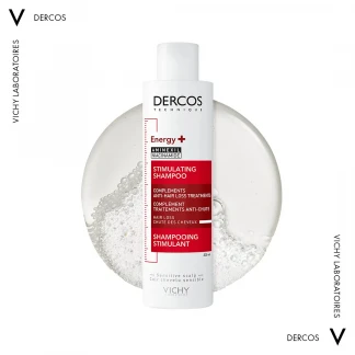 Шампунь Vichy (Віши) Dercos Energising Shampoo тонізуючий з амінексилом проти випадіння 200 мл-5