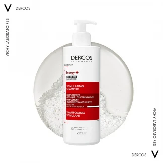 Шампунь Vichy (Виши) Dercos Energising Shampoo тонизирующий с аминексилом против выпадения 400 мл-4