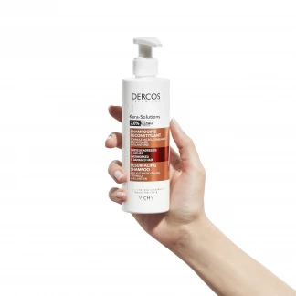 Шампунь Vichy (Виши) Dercos Kera-Solutions Resurfacing Shampoo с комплексом Про-Кератин для реконструкции поверхности поврежденных ослабленных волос 250мл-4