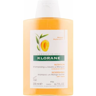 Шампунь Klorane (Клоран) Mango Shampoo живильний з олією манго для сухого волосся 200 мл-0