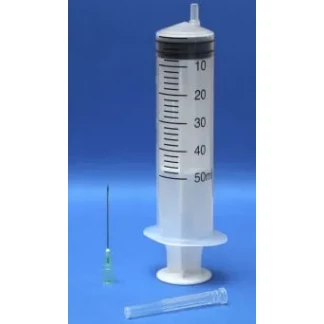 Шприц ін'єкційний Medicare 3-компонентний 50 мл U-100 (1,2ммх38 мм) одноразового застосування №1-0