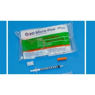 Шприц інсуліновий BD Micro-Fine Plus 1мл U-40 29G (0.33x12.7мм) №10-0