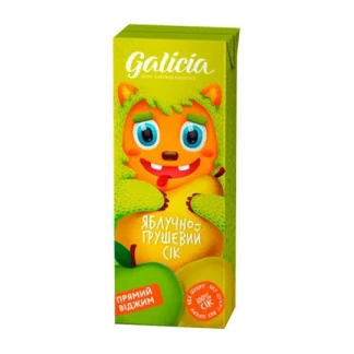 Сік Galicia (Галіція) Яблучно-грушевий 200мл-0