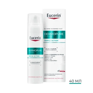 Сироватка для обличчя Eucerin (Юцерин) Dermo Pure потрійної дії для проблемної шкіри 40мл (66862)-0