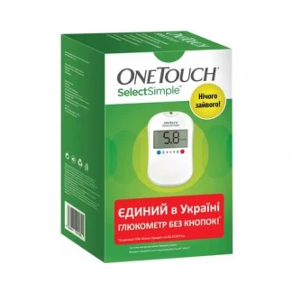 Система One Touch Select Plus Simple для вимірювання глюкози в крові Система One Touch Select Plus Simple для вимірювання глюкози в крові-1