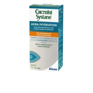 СИСТЕЙН Аква без консервантов средство для увлажнения глаз 10мл-0