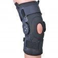 Бандаж на колінний суглоб зі спеціальними шарнірами Ortop ЕS-797 р.L чорний           -thumb0