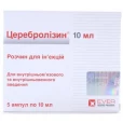 ЦЕРЕБРОЛИЗИН раствор  для инъекций по 215,2мг/мл по 10мл (2152мг) №5-thumb0