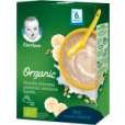 Детская каша Gerber (Гербер) Organic сухая молочная быстрорастворимая органическая Пшенично-овсяная с бананом с 6 месяцев 240 г-thumb0