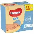 Дитячі вологі серветки Huggies (Хагіс) Pure, 168 штук-thumb0