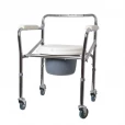 Крісло-стілець з санітарним оснащенням регульоване на колесах (KJT705)-thumb6