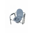 Крісло-стілець з санітарним оснащеннням регульовання за висотою, складне (KJT717)-thumb3