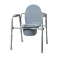 Крісло-стілець з санітарним оснащеннням регульовання за висотою, складне (KJT717)-thumb4