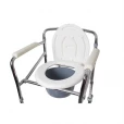 Крісло-стілець з санітарним оснащенням регульоване на колесах (KJT705)-thumb1