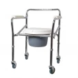 Крісло-стілець з санітарним оснащенням регульоване на колесах (KJT705)-thumb2
