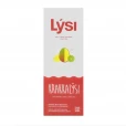 Омега-3 LYSI (Лісі) KIDS з печінки тріски та тунця з вітамінами A, D, E + DHA-формула у рідині зі смаком лимона, лайму та манго 240мл у скляній пляшці-thumb1