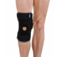 Ортез на колінний суглоб зі спіральними ребрами жорсткості Алком 4054 р.універсальний чорний-thumb2
