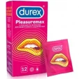 Презервативи латексні Durex Pleasuremax з ребрами і точками, 12 штук-thumb0