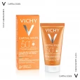 Солнцезащитный крем Vichy (Виши)  Capital Ideal Soleil Velvety Cream Complexion SPF 50+ тройного действия для лица 50 мл-thumb2