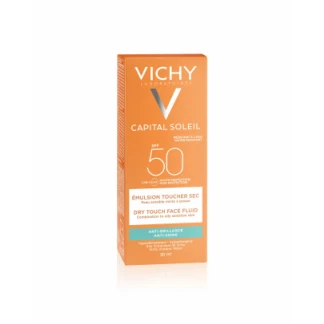 Солнцезащитная матирующая эмульсия Vichy (Виши) Capital Ideal Soleil Mattifaing Face Fluid SPF50+ для лица для жирной кожи 50 мл-1