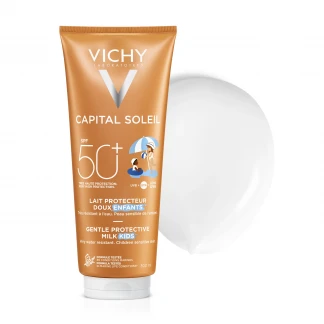 Молочко сонцезахисне Vichy (Віши) Capital Soleil Milk Children Sensitive Skin для дітей для чутливої шкіри SPF50+ 300мл-2