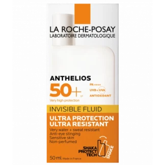 Флюїд сонцезахисний ультралегкий La Roche-Posay Anthelios Shaka Fluid SPF50+ для чутливої шкіри та шкіри, схильної до сонячної непереносності 50 мл-1