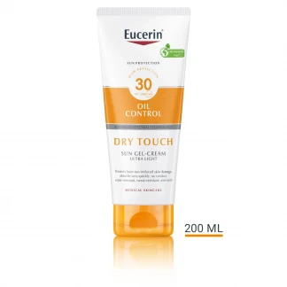 Солнцезащитный гель-крем для лица Eucerin Sun Protection Oil Control Dry Touch с матирующим эффектом SPF 30+ 200 мл (83556)-1