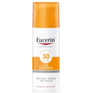Гель-крем сонцезахисний для обличчя Eucerin (Еуцерин) Sun Protection Oil Control з матувальним ефектом SPF 30+ 50 мл (69768)-0