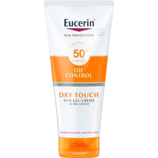 Гель-крем Eucerin (Еуцерин) Oil Control Sun Gel-Cream SPF50 з матуючим ефектом для жирної і схильної до акне шкіри обличчя сонцезахисний 200мл (83555)-0