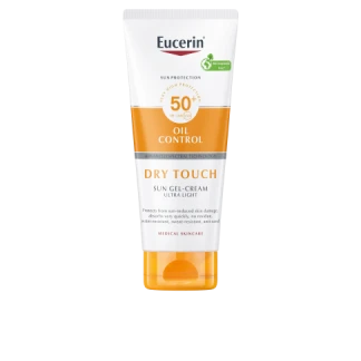 Гель-крем Eucerin (Юцерин) Oil Control Sun Gel-Cream SPF50 з матуючим ефектом для жирної і схильної до акне шкіри обличчя сонцезахисний 200мл (83555)-0