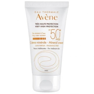 Крем сонцезахисний Avene (Авен) мінеральний з найвищим захистом SPF50+ для сухої чутливої шкіри 50мл-0
