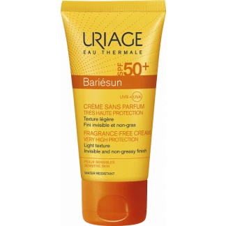Солнцезащитный крем для лица Uriage (Урьяж) Bariesun Fragrance Free Creme SPF50+ без ароматизаторов для всех типов кожи 50 мл-0