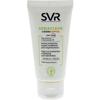 SVR Сонцезахисний крем для обличчя Sebiaclear SPF 50 Cream Матувальний 50 мл-1