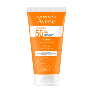 Крем Avene (Авен) сонцезахисний захисний для сухої та чутливої шкіри SPF50+ 50мл-1