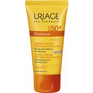 Крем тональний Uriage (Урьяж) Bariesun Tinted Cream light SPF 50+ сонцезахисний 50 мл (тон світлий)-0